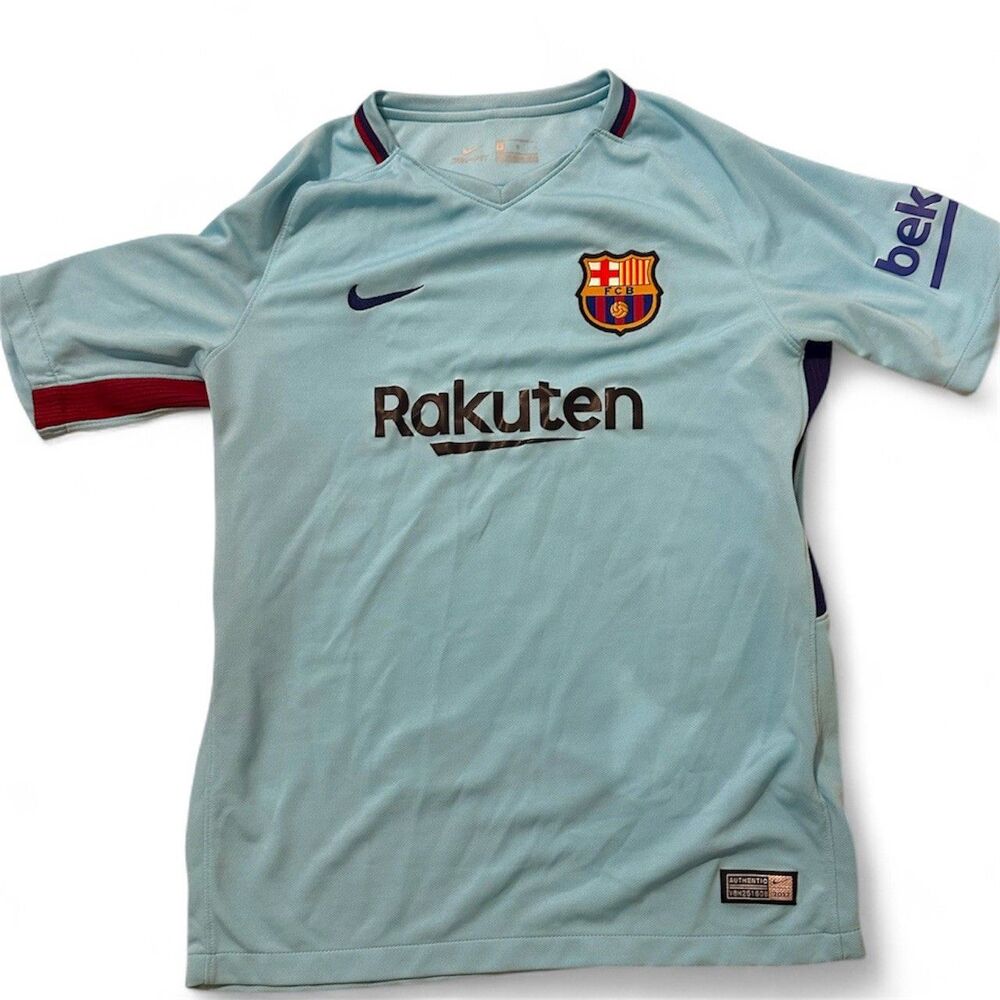 Nike Barcelona Away Youth Soccer Jersey 17/18
